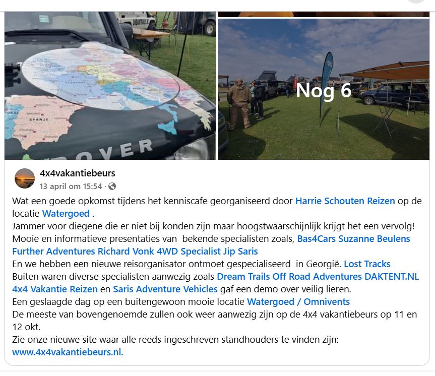 Sfeerbeeld 4x4 Kenniscafé