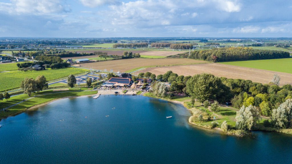 Drone-beeld Watergoed Valburg
